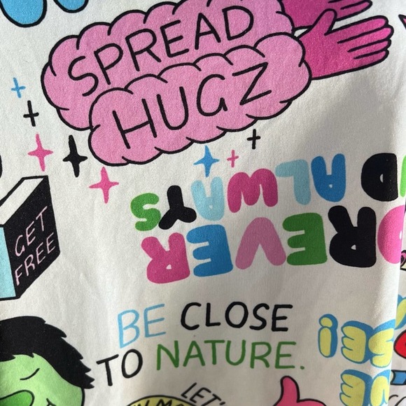 Jeremyville for Forever 21 Plus Limited Edition Pop Art Short Sleeve T-Shirt 3X - Picture 9 of 9